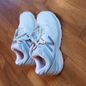 New Balance Women's Gray And Pink Shoes Size 12D